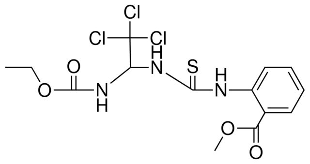 2-(3-(2,2,2-TRICHLORO-ETHOXYCARBONYLAMINO-ET)-THIOUREIDO)-BENZOIC ACID ME ESTER