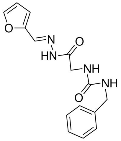 2-(3-BENZYLUREIDO)ACETIC (FURFURYLIDENE)HYDRAZIDE