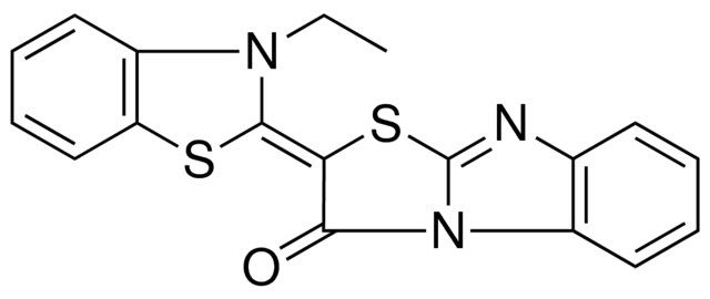 2-(3-ETHYL-3H-BENZOTHIAZOL-2-YLIDENE)-BENZO(4,5)IMIDAZO(2,1-B)THIAZOL-3-ONE