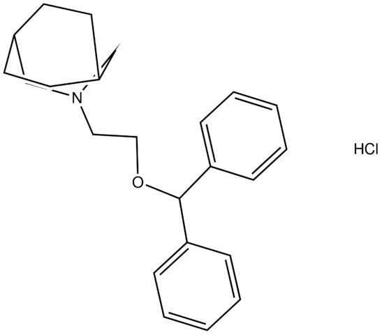 2-(3-azabicyclo[3.2.2]non-3-yl)ethyl benzhydryl ether hydrochloride