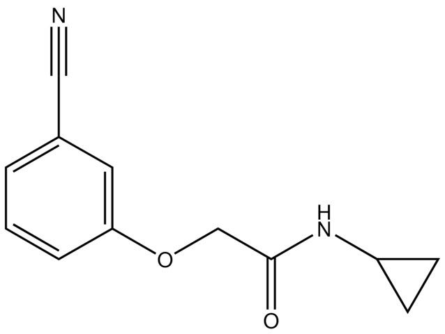 2-(3-Cyanophenoxy)-<i>N</i>-cyclopropylacetamide