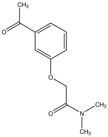 2-(3-Acetylphenoxy)-<i>N</i>,<i>N</i>-dimethylacetamide