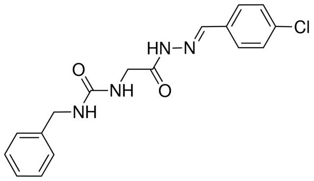 2-(3-BENZYLUREIDO)ACETIC (4-CHLOROBENZYLIDENE)HYDRAZIDE