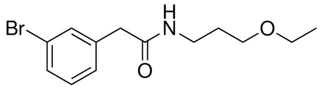 2-(3-BROMO-PHENYL)-N-(3-ETHOXY-PROPYL)-ACETAMIDE