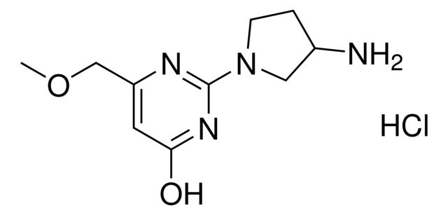 2-(3-Aminopyrrolidin-1-yl)-6-(methoxymethyl)pyrimidin-4-ol hydrochloride