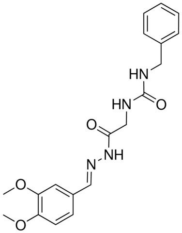 2-(3-BENZYLUREIDO)ACETIC (3,4-DIMETHOXYBENZYLIDENE)HYDRAZIDE