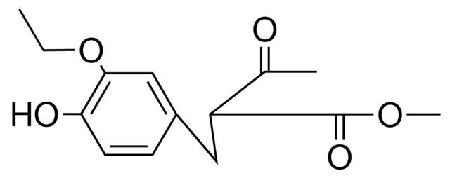 2-(3-ETHOXY-4-HYDROXY-BENZYL)-3-OXO-BUTYRIC ACID METHYL ESTER