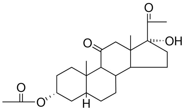 17-ALPHA-HYDROXY-11,20-DIOXO-5-BETA-PREGNAN-3-ALPHA-YL ACETATE