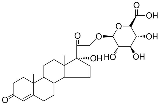 17-ALPHA-HYDROXY-3,20-DIOXOPREGN-4-EN-21-YL-BETA-D-GLUCURONIDE