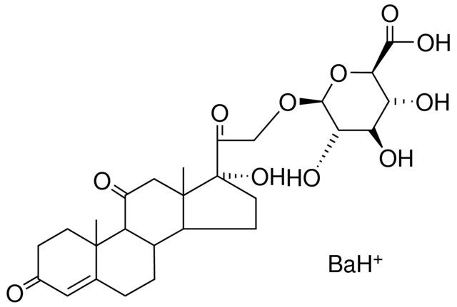 17-ALPHA-HYDROXY-3,11,20-TRIOXOPREGN-4-EN-21-YL-BETA-D-GLUCURONIDE BARIUM SALT