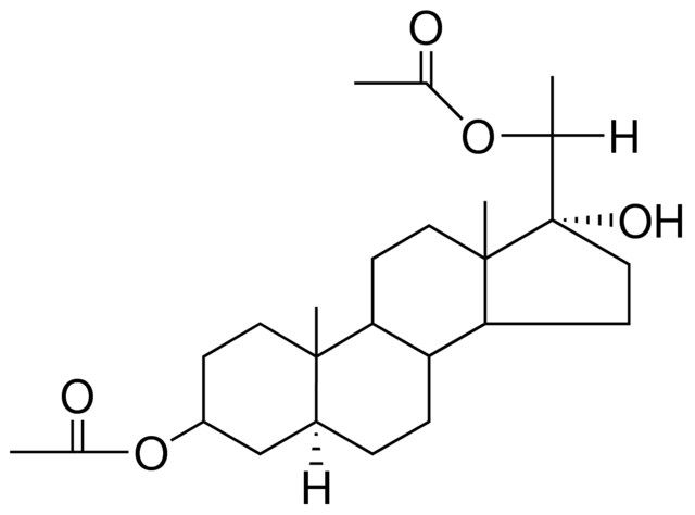 17-ALPHA-HYDROXY-5-ALPHA-PREGNANE-3-BETA,20-ALPHA-DIYL DIACETATE