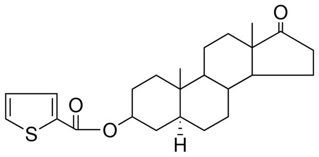 17-OXO-5-ALPHA-ANDROSTAN-3-BETA-YL THIOPHENE-2'-CARBOXYLATE