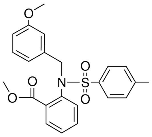 2-((3-METHOXY-BENZYL)-(TOLUENE-4-SULFONYL)-AMINO)-BENZOIC ACID METHYL ESTER