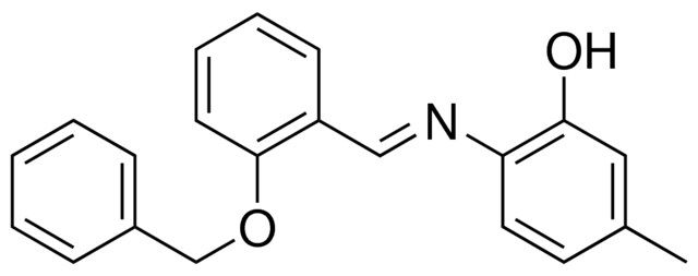 2-((2-BENZYLOXY-BENZYLIDENE)-AMINO)-5-METHYL-PHENOL