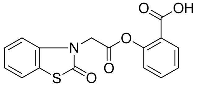 2-((2-OXO-BENZOTHIAZOL-3-YL)-ACETOXY)-BENZOIC ACID