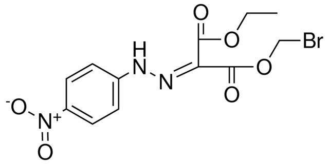 2-((4-NITRO-PHENYL)-HYDRAZONO)-MALONIC ACID BROMOMETHYL ESTER ETHYL ESTER