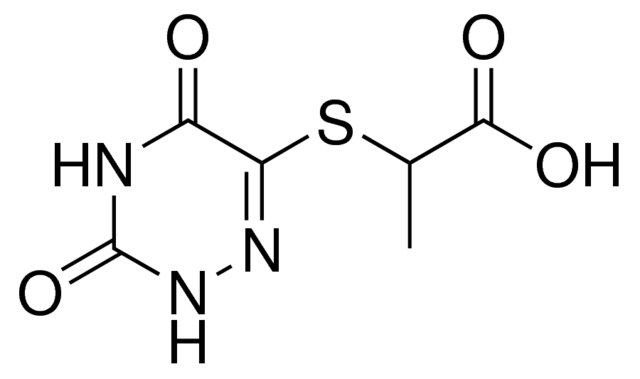 2-((3,5-DIOXO-2,3,4,5-TETRAHYDRO-1,2,4-TRIAZIN-6-YL)THIO)PROPANOIC ACID