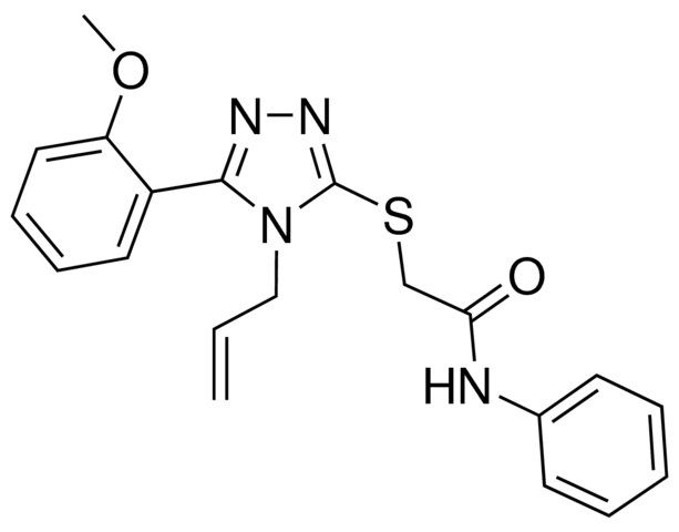 2-((4-ALLYL-5-(2-METHOXYPHENYL)-4H-1,2,4-TRIAZOL-3-YL)THIO)-N-PHENYLACETAMIDE