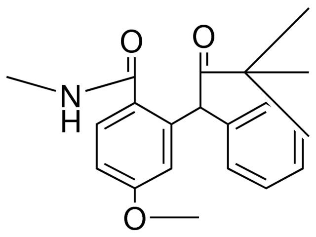 2-((3,3-DIMETHYL-2-OXO-1-PHENYL)BUTYL)-4-METHOXY-N-METHYLBENZAMIDE