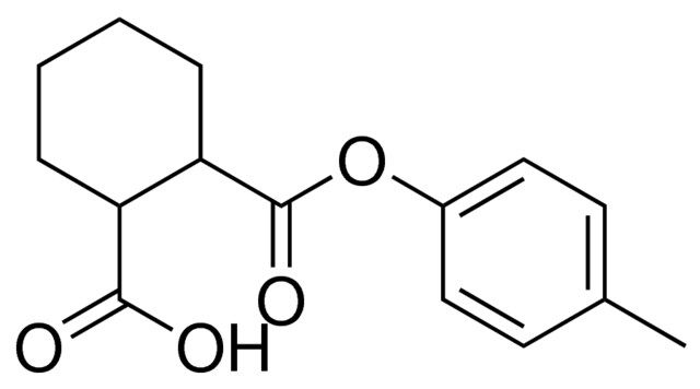 2-((4-METHYLPHENOXY)CARBONYL)CYCLOHEXANECARBOXYLIC ACID