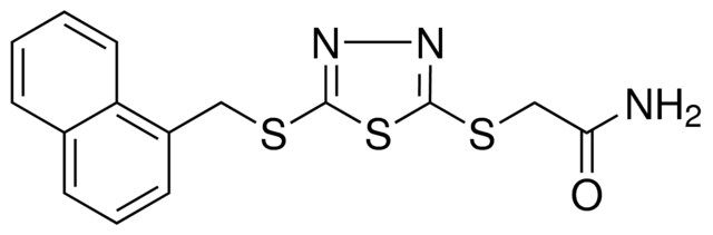 2-((5-((1-NAPHTHYLMETHYL)THIO)-1,3,4-THIADIAZOL-2-YL)THIO)ACETAMIDE