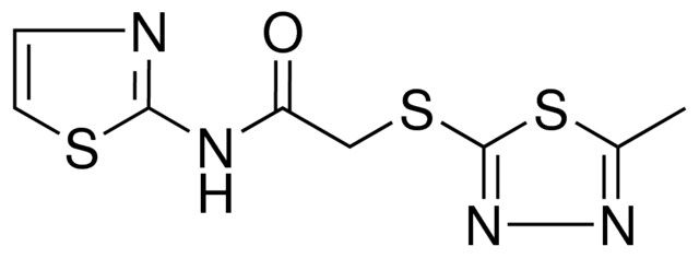 2-((5-METHYL-1,3,4-THIADIAZOL-2-YL)THIO)-N-(1,3-THIAZOL-2-YL)ACETAMIDE