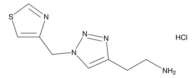 2-(1-(Thiazol-4-ylmethyl)-1H-1,2,3-triazol-4-yl)ethan-1-amine hydrochloride