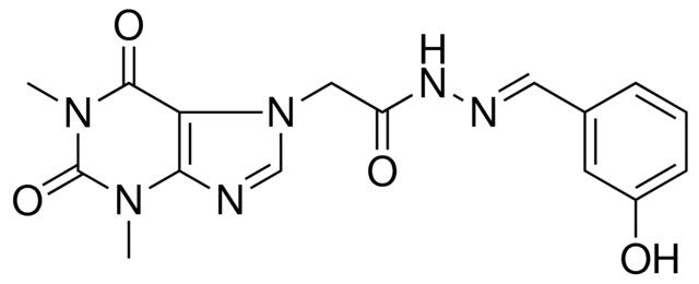 2-(1,3-DIMETHYL-2,6-DIOXO-1,2,3,6-TETRAHYDRO-7H-PURIN-7-YL)-N'-[(E)-(3-HYDROXYPHENYL)METHYLIDENE]ACETOHYDRAZIDE