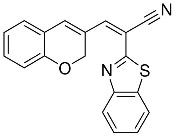 2-(1,3-BENZOTHIAZOL-2-YL)-3-(2H-CHROMEN-3-YL)ACRYLONITRILE