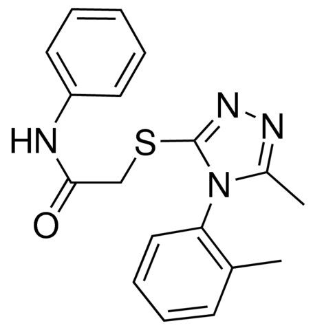 2-((5-METHYL-4-(2-METHYLPHENYL)-4H-1,2,4-TRIAZOL-3-YL)THIO)-N-PHENYLACETAMIDE