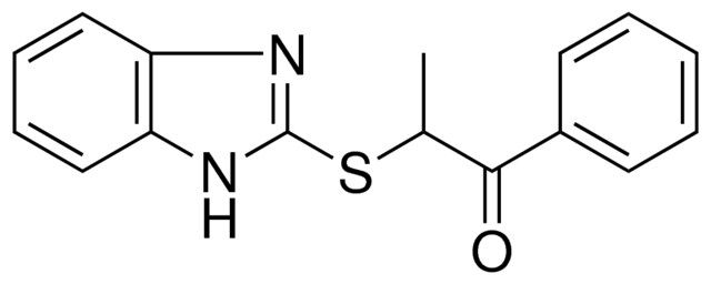 2-(1H-BENZOIMIDAZOL-2-YLSULFANYL)-1-PHENYL-PROPAN-1-ONE