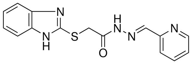 2-(1H-BENZOIMIDAZOL-2-YLSULFANYL)-ACETIC ACID PYRIDIN-2-YLMETHYLENE-HYDRAZIDE