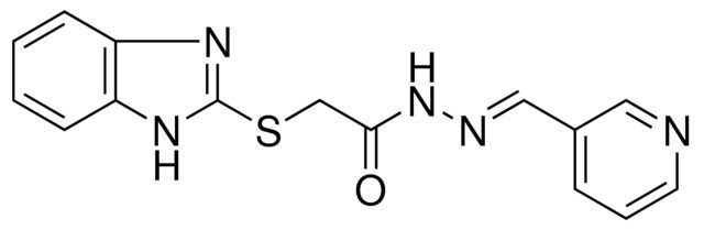 2-(1H-BENZOIMIDAZOL-2-YLSULFANYL)-ACETIC ACID PYRIDIN-3-YLMETHYLENE-HYDRAZIDE