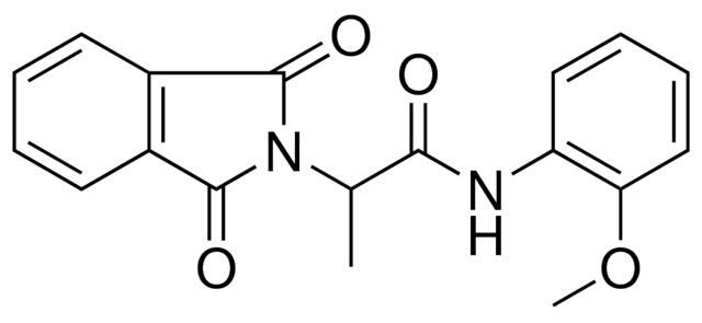 2-(1,3-DIOXO-1,3-DIHYDRO-ISOINDOL-2-YL)-N-(2-METHOXY-PHENYL)-PROPIONAMIDE