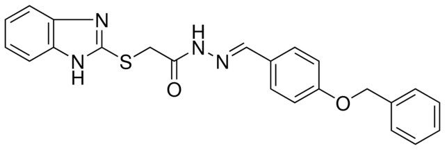 2-(1H-BENZOIMIDAZOL-2-YLSULFANYL)-ACETIC ACID (4-BENZYLOXY-BENZYLIDENE)HYDRAZIDE