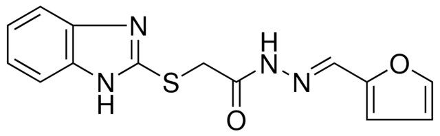 2-(1H-BENZOIMIDAZOL-2-YLSULFANYL)-ACETIC ACID FURAN-2-YLMETHYLENE-HYDRAZIDE