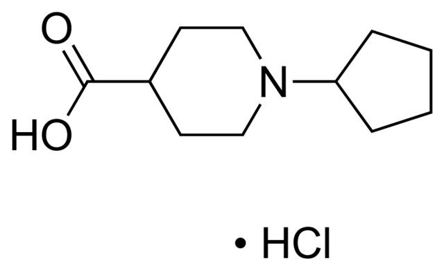 1-Cyclopentyl-4-piperidinecarboxylic acid hydrochloride