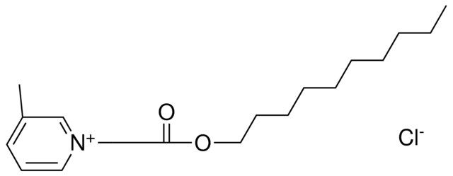 1-DECYLOXYCARBONYLMETHYL-3-METHYL-PYRIDINIUM, CHLORIDE