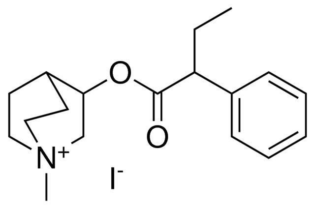 1-METHYL-3-((2-PHENYLBUTANOYL)OXY)-1-AZONIABICYCLO(2.2.2)OCTANE IODIDE