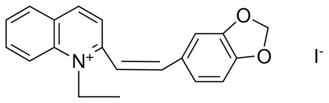 1-ETHYL-2-(3,4-(METHYLENEDIOXY)STYRYL)QUINOLINIUM IODIDE