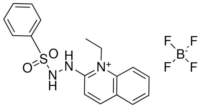 1-ETHYL-2-(2-(PHENYLSULFONYL)HYDRAZINO)QUINOLINIUM TETRAFLUOROBORATE