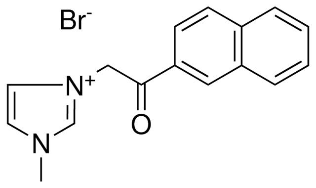 1-METHYL-3-(2-(2-NAPHTHYL)-2-OXOETHYL)-1H-IMIDAZOL-3-IUM BROMIDE