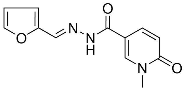 1-ME-6-OXO-1,6-DIHYDRO-PYRIDINE-3-CARBOXYLIC ACID FURAN-2-YLMETHYLENE-HYDRAZIDE