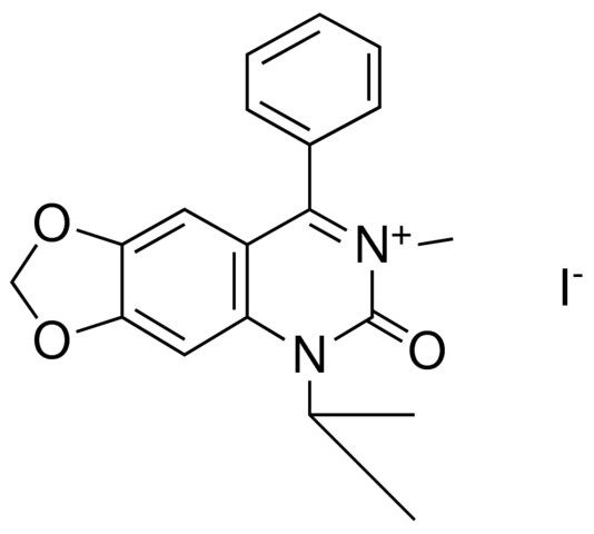 1-ISOPROPYL-3-METHYL-6,7-(METHYLENEDIOXY)-2-OXO-4-PHENYL-3-QUINAZOLINIUM IODIDE