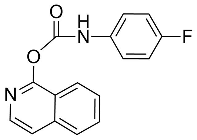 1-ISOQUINOLYL N-(4-FLUOROPHENYL)CARBAMATE