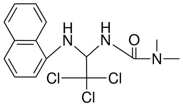 1,1-DIMETHYL-3-(2,2,2-TRICHLORO-1-(NAPHTHALEN-1-YLAMINO)-ETHYL)-UREA