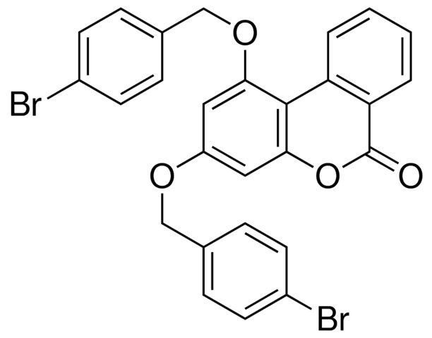 1,3-BIS-(4-BROMO-BENZYLOXY)-BENZO(C)CHROMEN-6-ONE