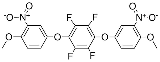 1,2,4,5-TETRAFLUORO-3,6-BIS(4-METHOXY-3-NITROPHENOXY)BENZENE