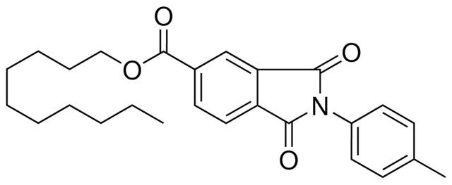 1,3-DIOXO-2-P-TOLYL-2,3-DIHYDRO-1H-ISOINDOLE-5-CARBOXYLIC ACID DECYL ESTER