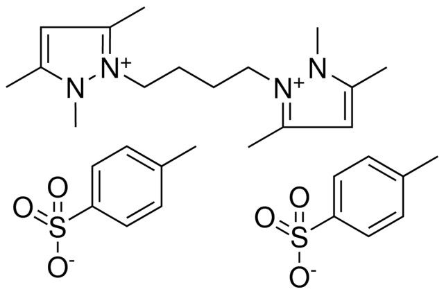 1,3,5-TRIMETHYL-2-[4-(1,3,5-TRIMETHYL-1H-PYRAZOL-2-IUM-2-YL)BUTYL]-1H-PYRAZOL-2-IUM BIS(4-METHYLBENZENESULFONATE)